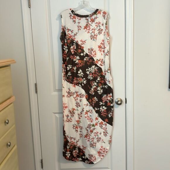 Red/Brown/White Maxi Dress with pockets ❤️​ - Picture 2 of 3